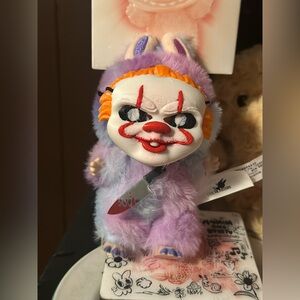Labubu Halloween 3D- Pennywise Mask + Knife Necklace - DOLL NOT INCLUDED